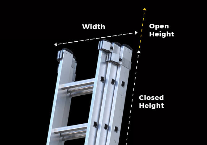 ladder dimensions